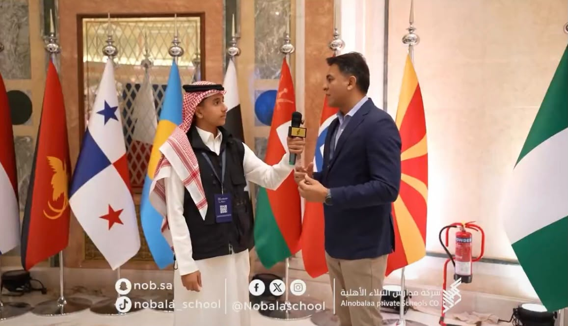 لقاء إعلامي خلال تغطية مؤتمر اليونسكو لأخلاقيات الذكاء الاصطناعي
